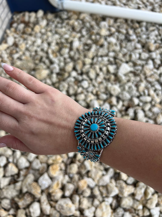 Zuni Kingman Cuff