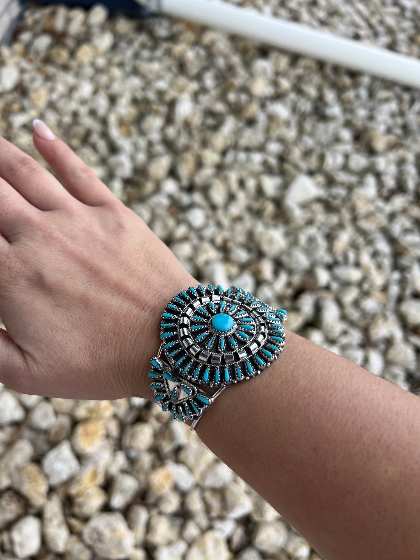 Zuni Kingman Cuff